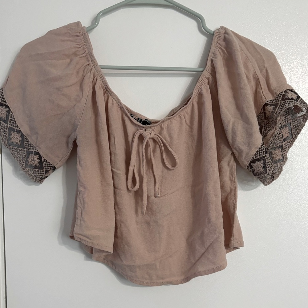 Pink Crop Top
